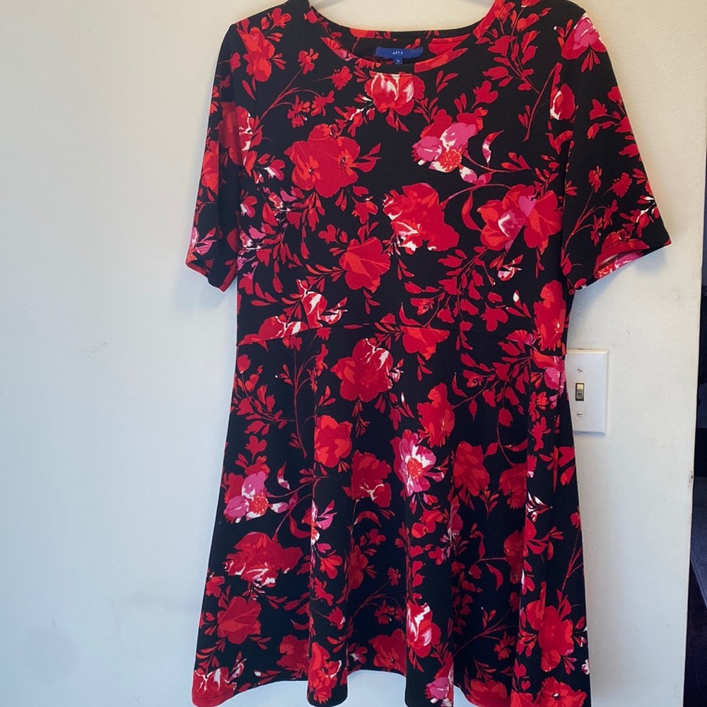 Floral A-line Sundress with pockets